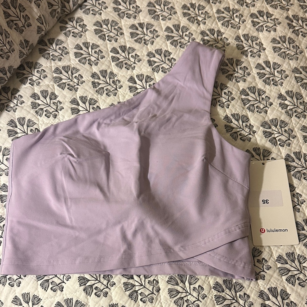 Lululemon Light Purple One-Shoulder Top